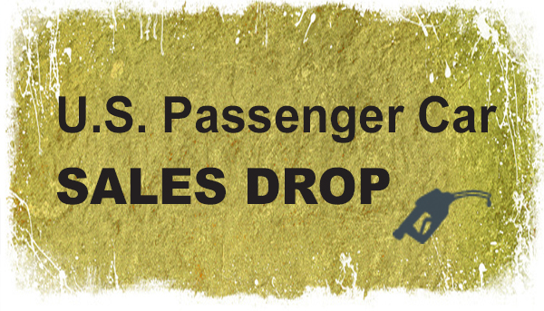 U.S. Passenger Car Sales Drop