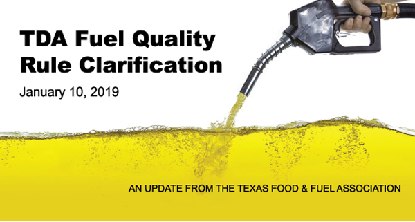 TDA Fuel Quality Rule Clarification